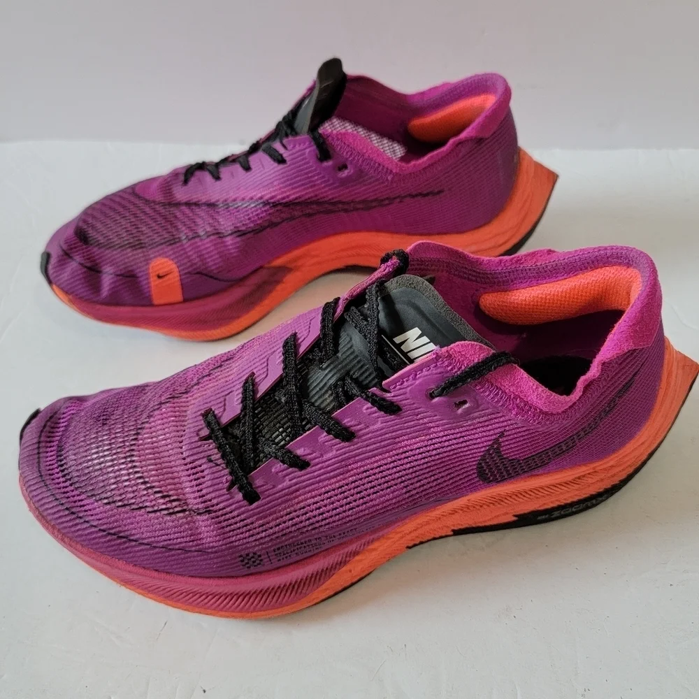 Nike ZoomX Vaporfly NEXT% 2 By You Racing Sneakers Women Sz 8 Lightweight Purple